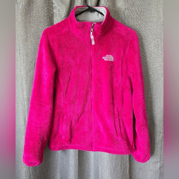 THE NORTH FACE Women's Osito Fleece Full Zip Jacket, Fuchsia Pink - Size Medium - Picture 1 of 4